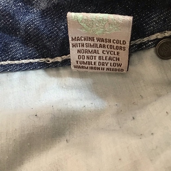 American Rag Cie Y2K 90’s boho distressed bootcut jeans size 13 - Picture 8 of 8